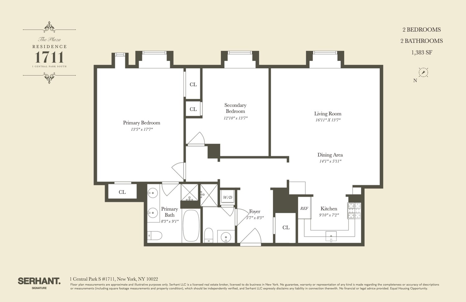 1 Central Park South 1711 Central Park South New York NY 10019