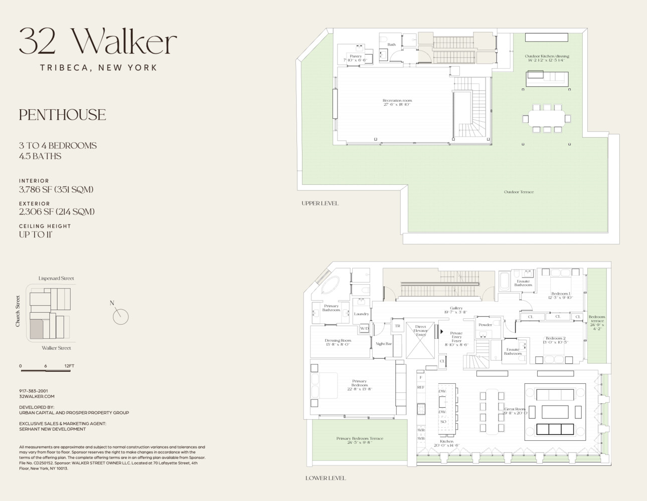 32 Walker Street PH Tribeca New York NY 10013