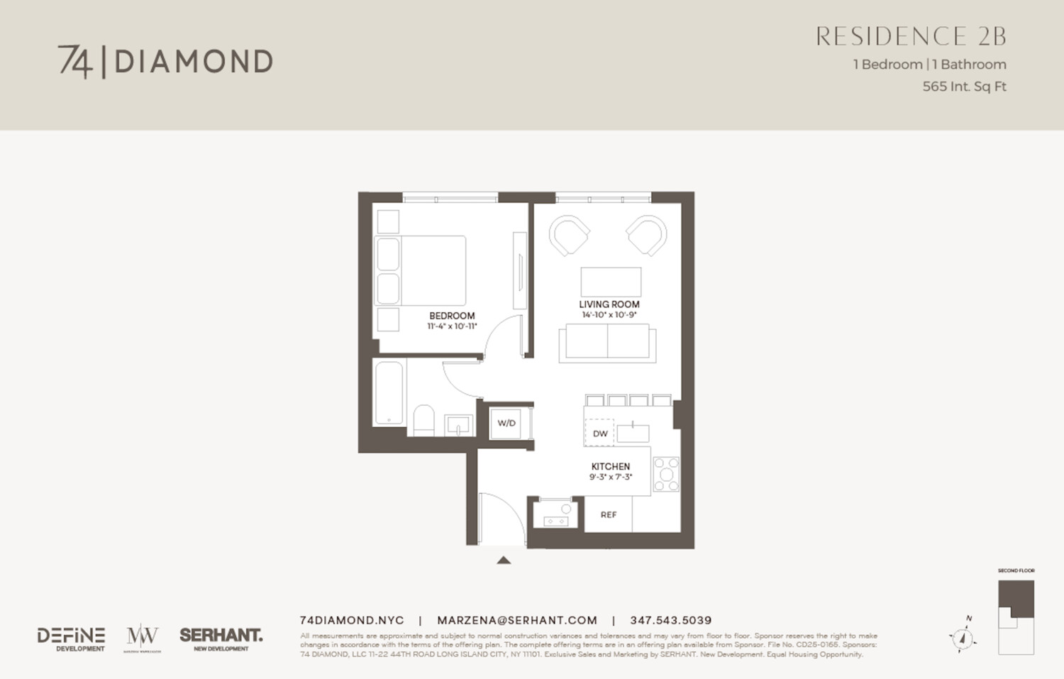 74 Diamond Street 2B Greenpoint Brooklyn NY 11222