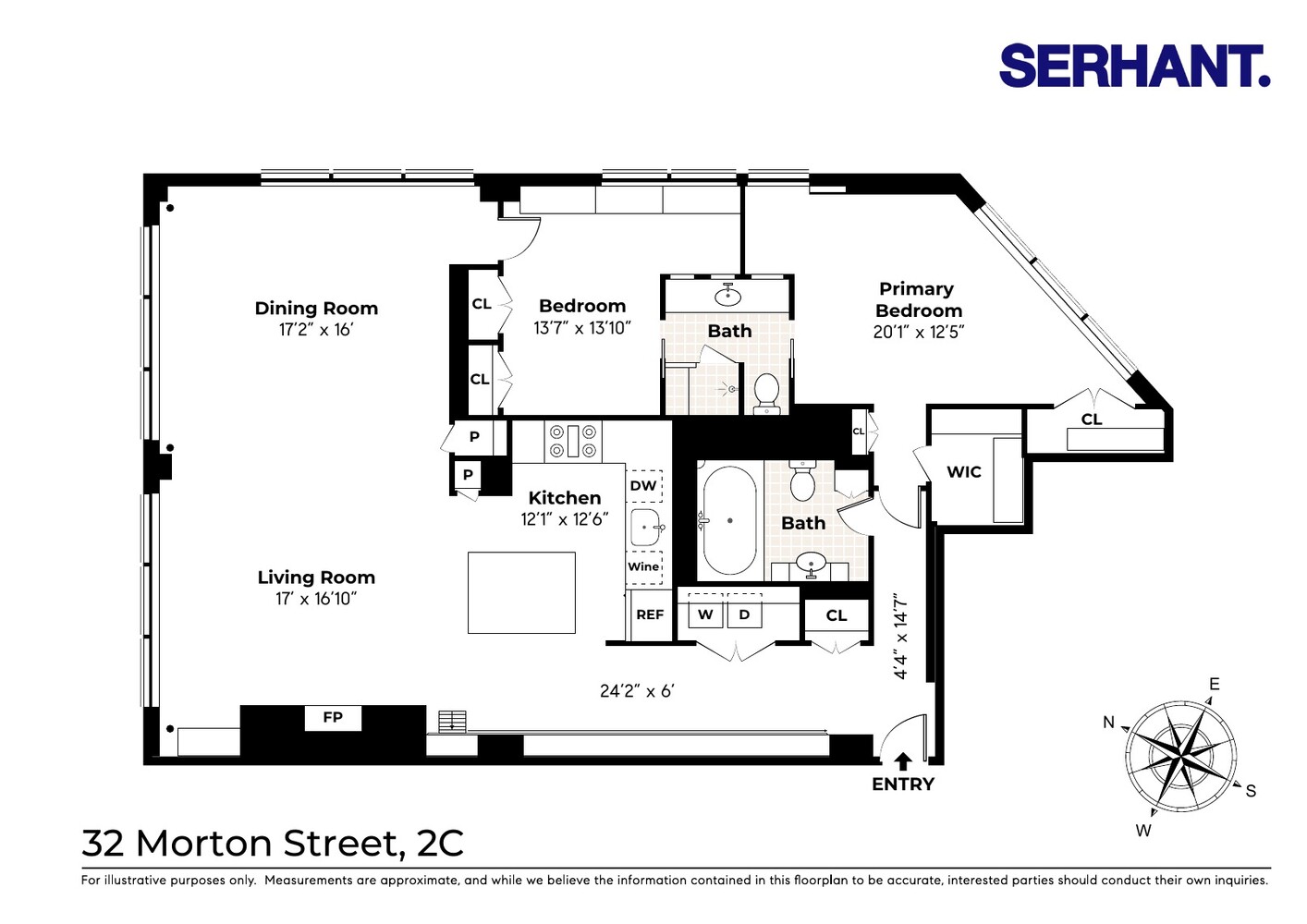 32 Morton Street 2C W. Greenwich Village New York NY 10012