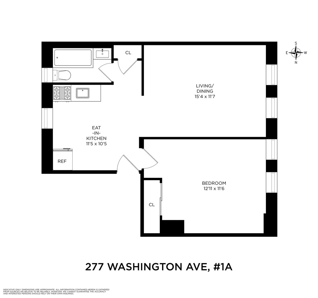 277 Washington Avenue 1A Clinton Hill Brooklyn NY 11205