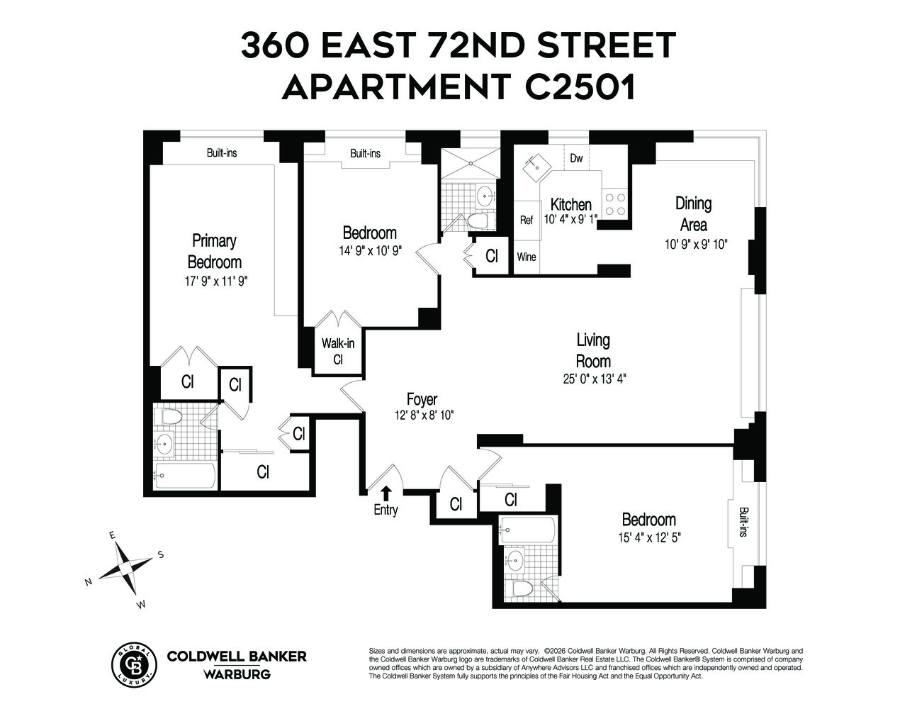 360 East 72nd Street C2501 Upper East Side New York NY 10021