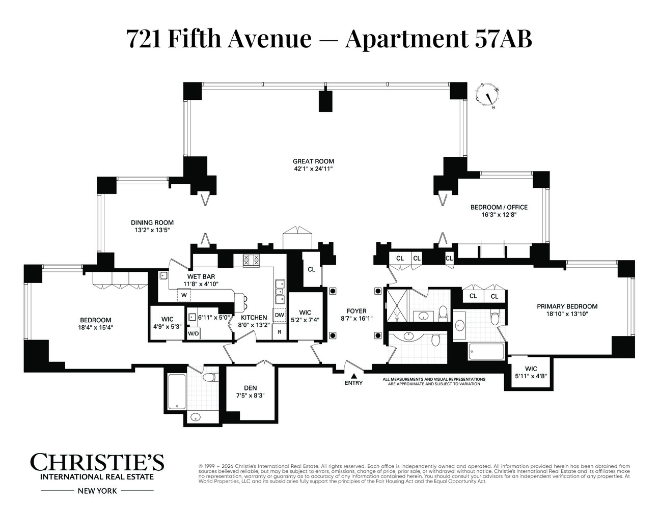 721 Fifth Avenue 57AB Midtown East New York NY 10022