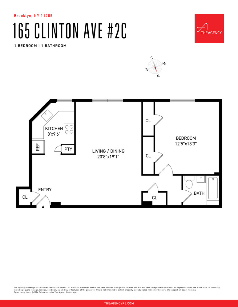 165 Clinton Avenue 2C Clinton Hill Brooklyn NY 11205