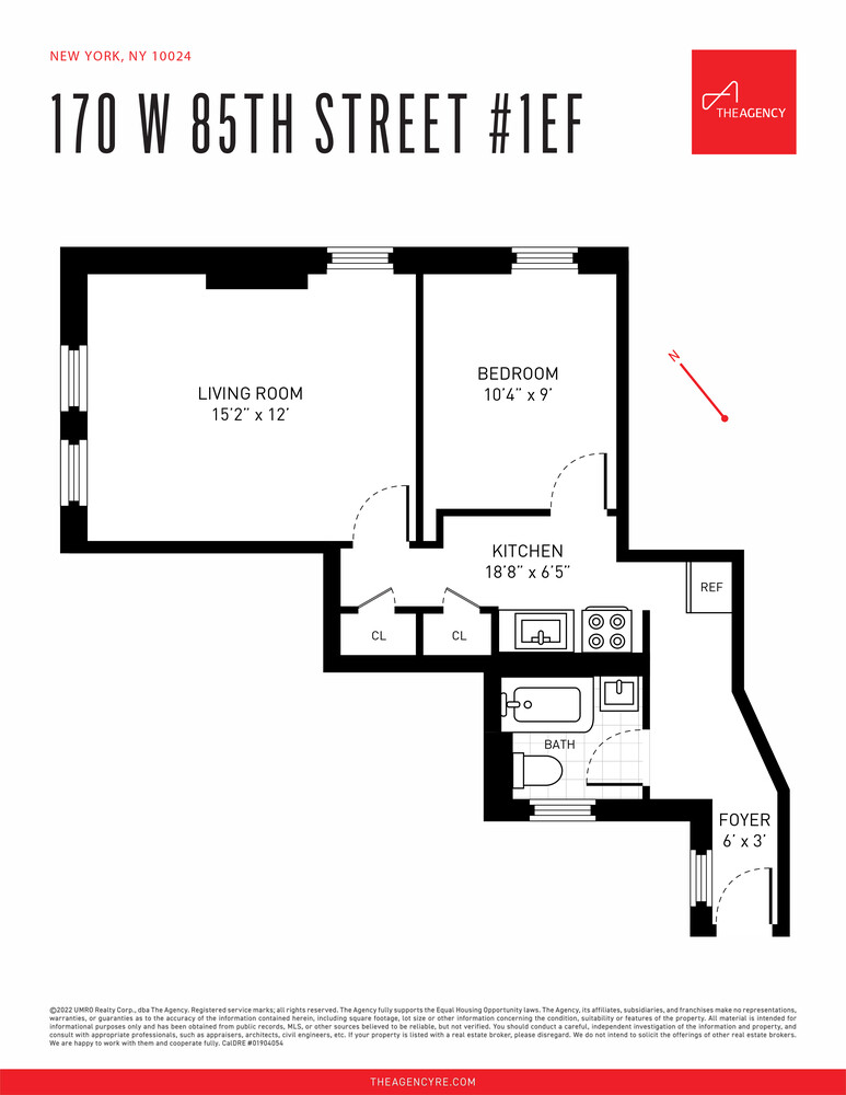 170 West 85th Street 1EF Upper West Side New York NY 10024