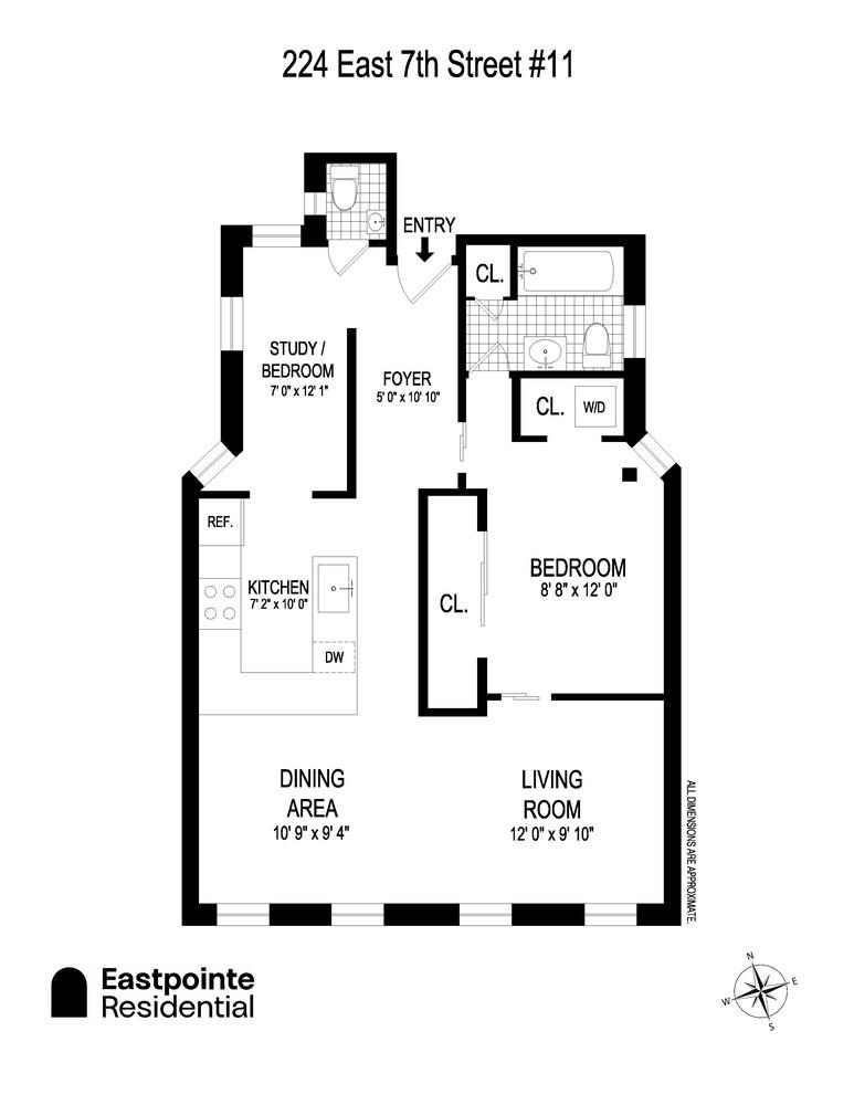 224 East 7th Street 11 E. Greenwich Village New York NY 10009