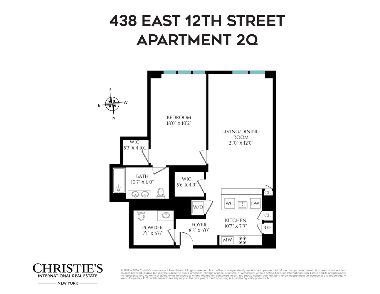 438 East 12th Street 2Q E. Greenwich Village New York NY 10009