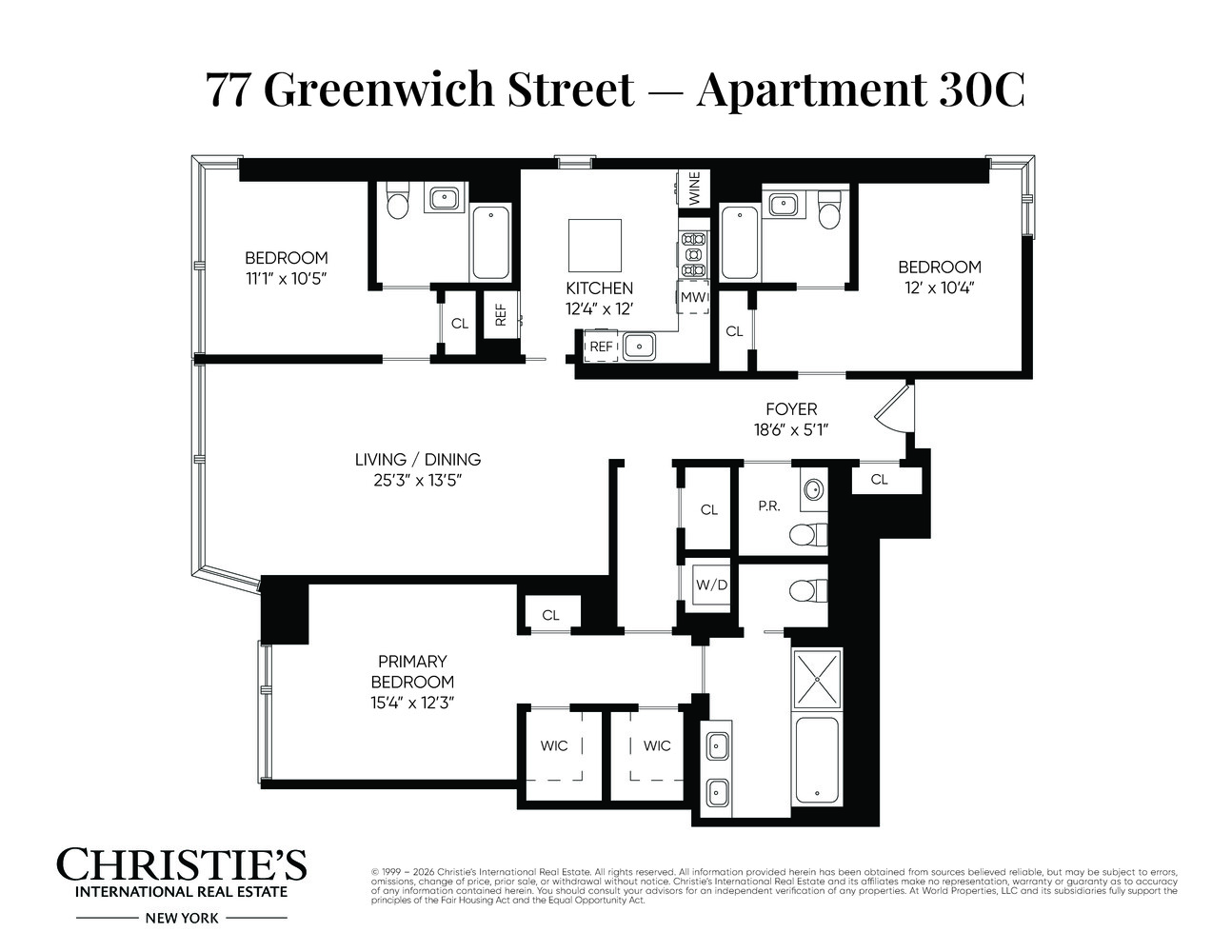 77 Greenwich Street 30C Financial District New York NY 10006