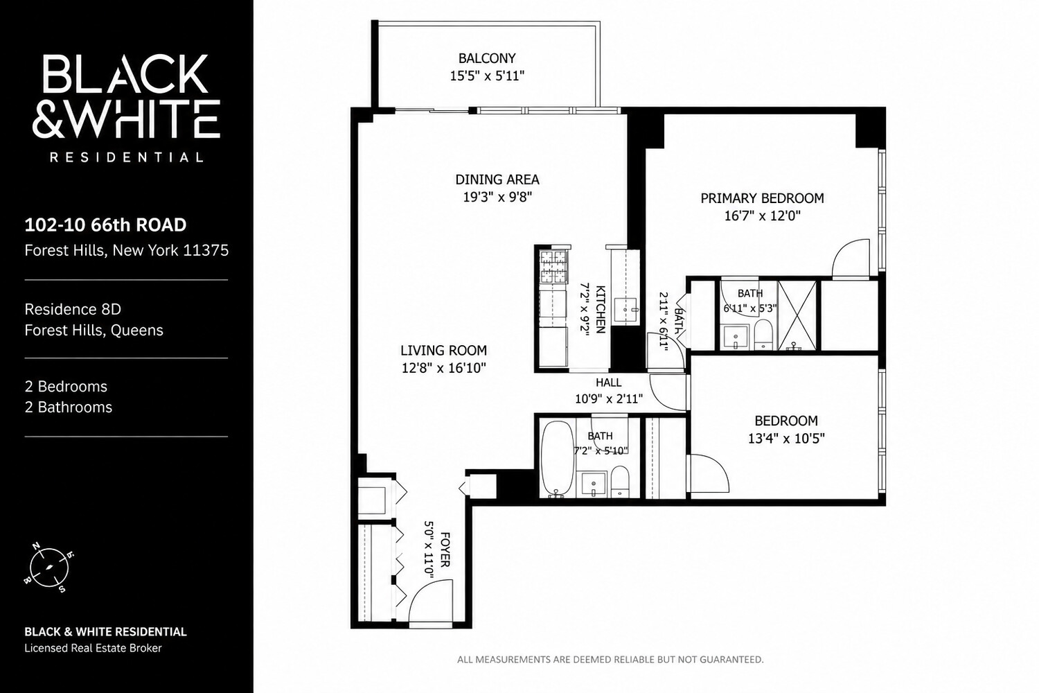 102-10 66th Road 8D Forest Hills Queens NY 11375