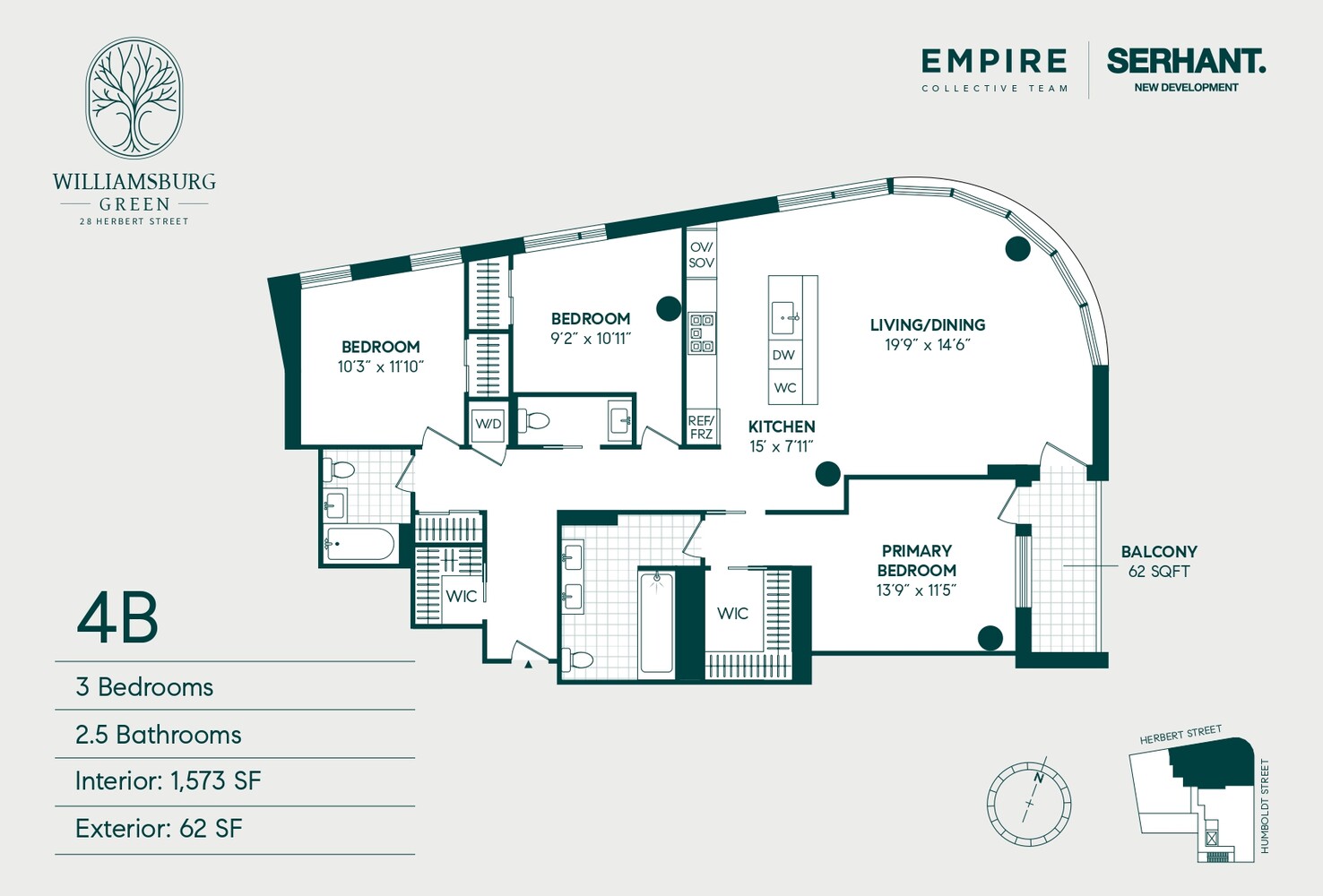 28 Herbert Street 4B East Williamsburg Brooklyn NY 11222