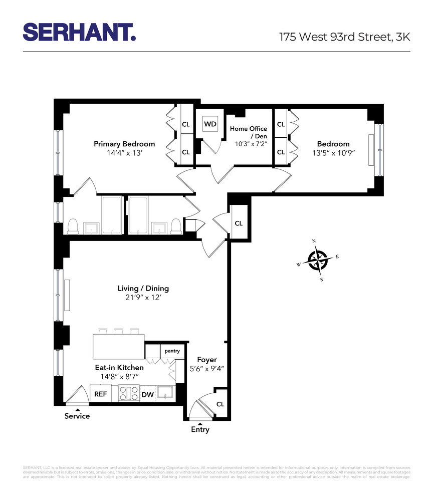 175 West 93rd Street 3K Upper West Side New York NY 10025