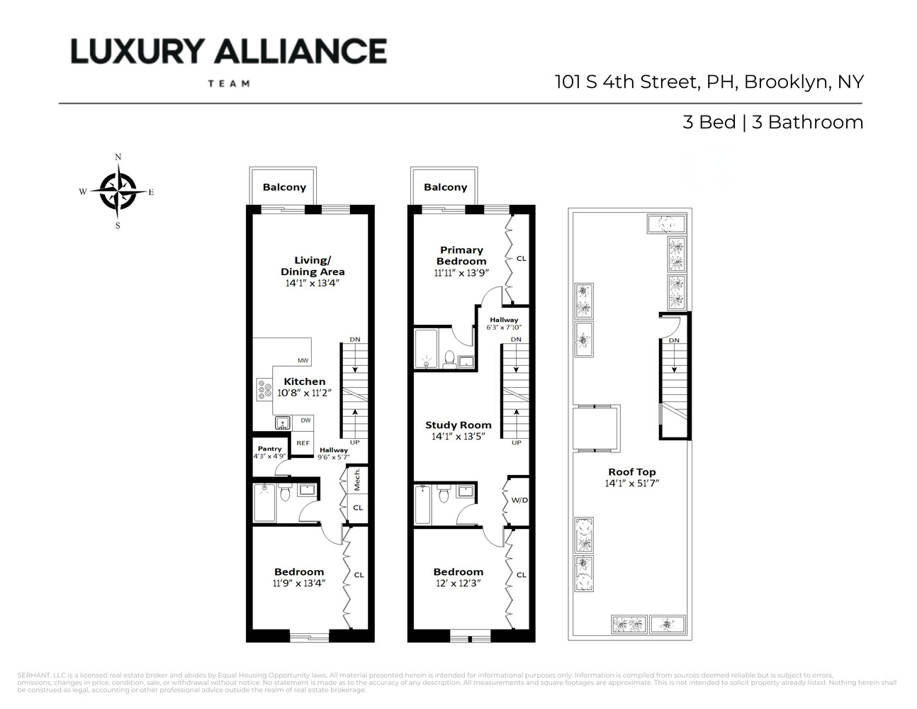 101 South 4th Street PH Williamsburg Brooklyn NY 11249