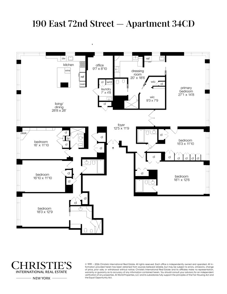 190 East 72nd Street 34CD Upper East Side New York NY 10021