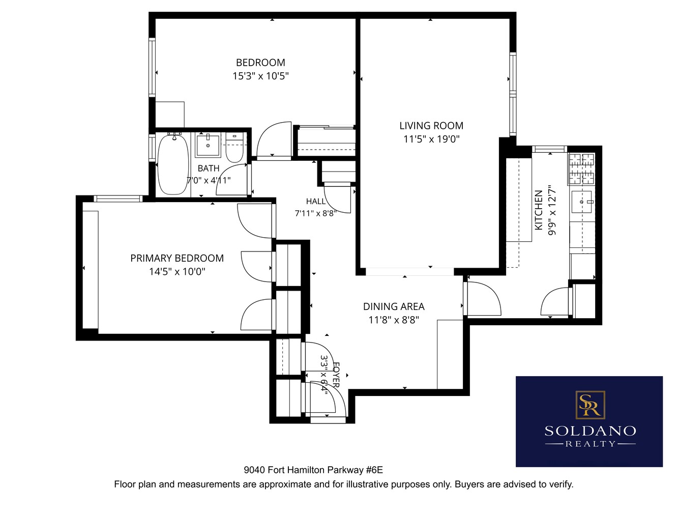 9040 Fort Hamilton Parkway 6E Fort Hamilton Brooklyn NY 11209