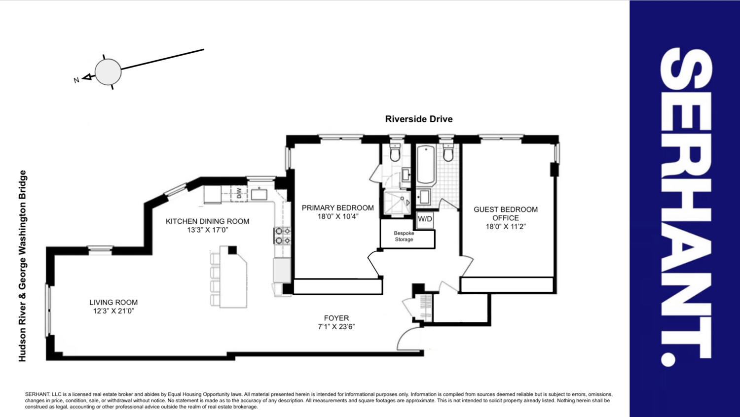 159-34 Riverside Drive West 6B Upper West Side New York NY 10037