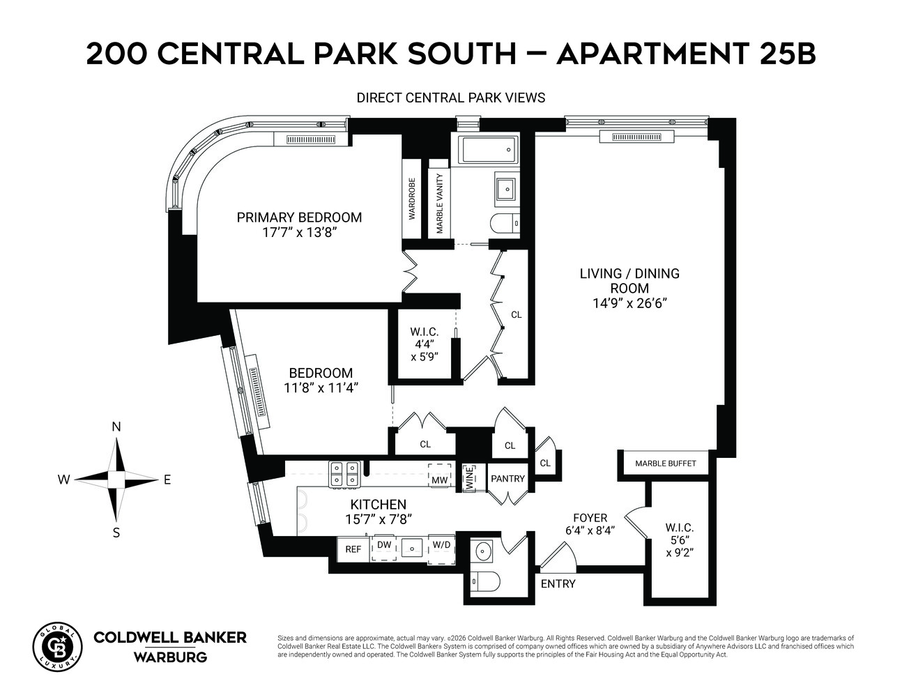 200 Central Park South 25B Central Park South New York NY 10019