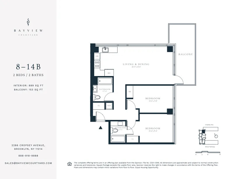 2286 Cropsey Avenue 10B Gravesend Brooklyn NY 11214