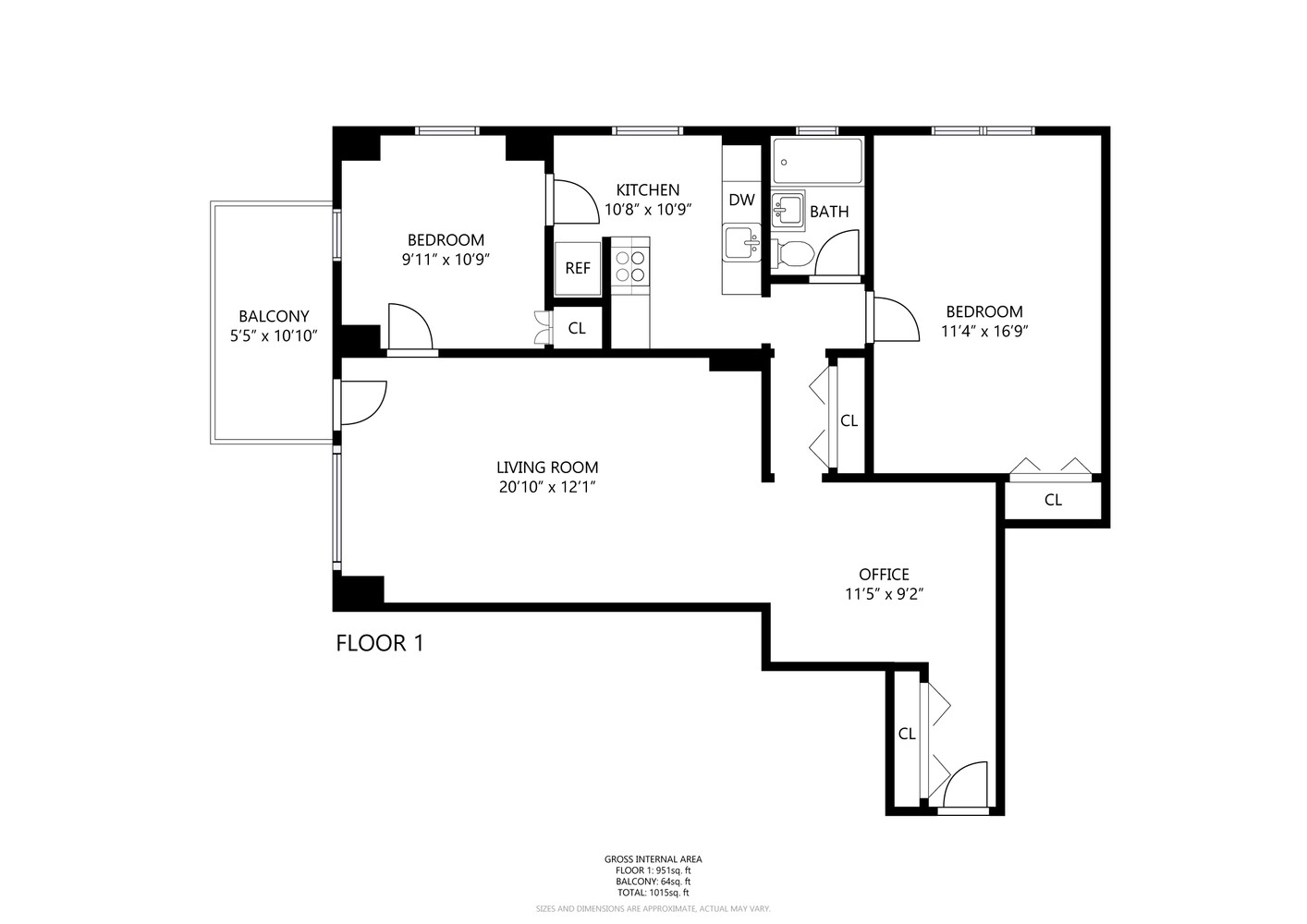 1020 Grand Concourse UNIT&nbsp;12V, Bronx, NY, 10451