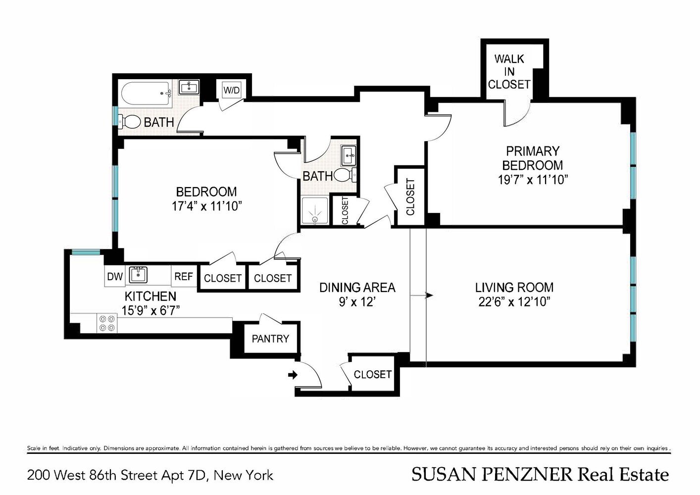 200 West 86th Street 7D Upper West Side New York NY 10024