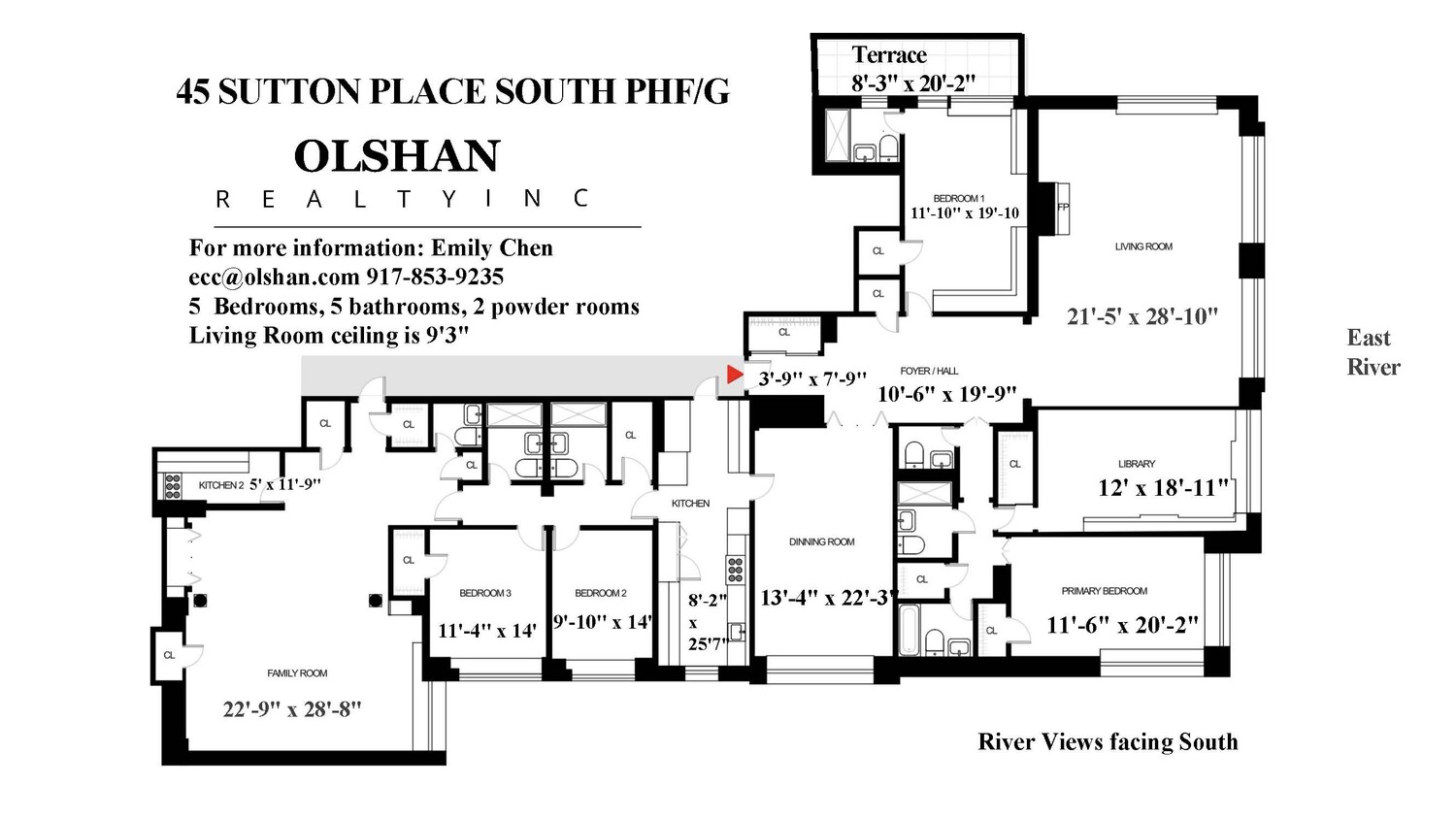 45 Sutton Place South PHF/G Sutton Place New York NY 10022