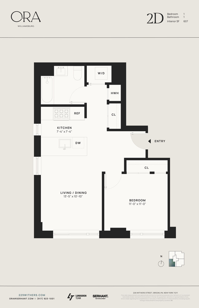 229 Withers Street 2D East Williamsburg Brooklyn NY 11211