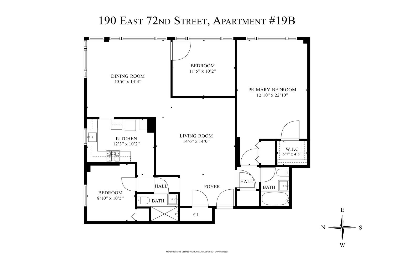 190 East 72nd Street 19B Upper East Side New York NY 10021