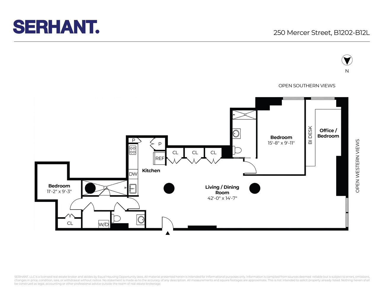 250 Mercer Street B1202/B12L Greenwich Village New York NY 10012