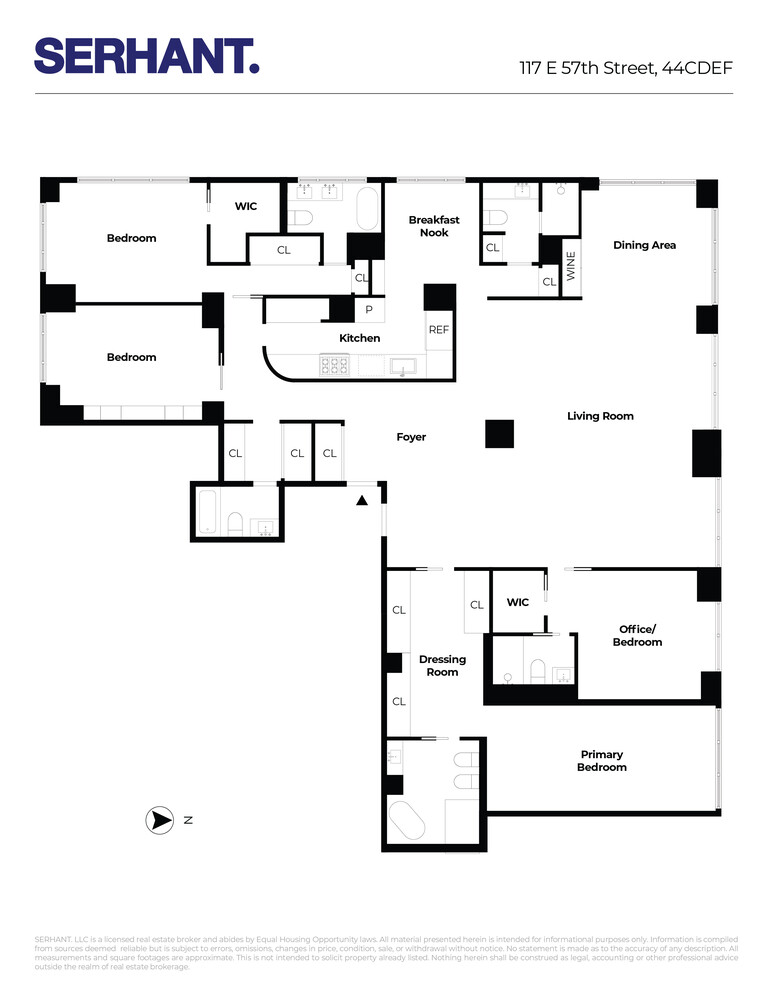 117 East 57th Street 44CDEF Midtown East New York NY 10022