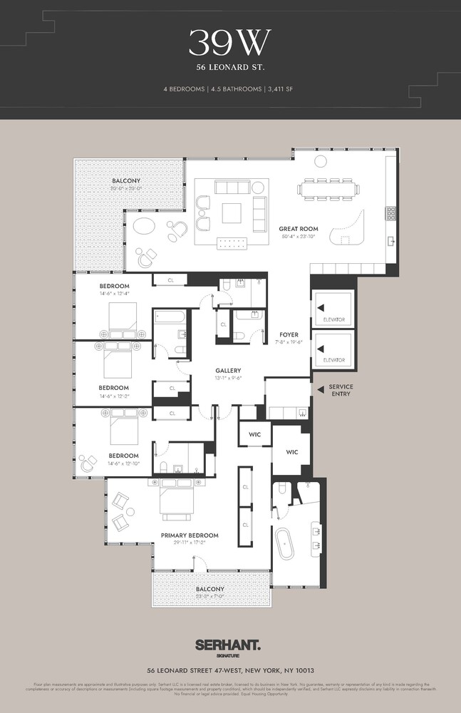 56 Leonard Street 39WEST Tribeca New York NY 10013