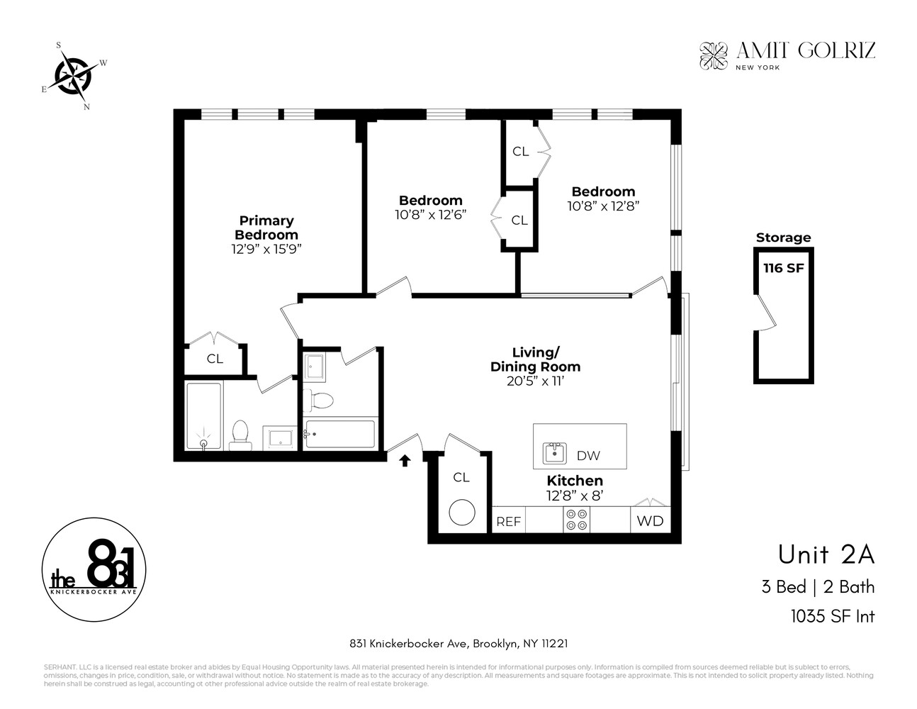 831 Knickerbocker Avenue 2F Bushwick Brooklyn NY 11237