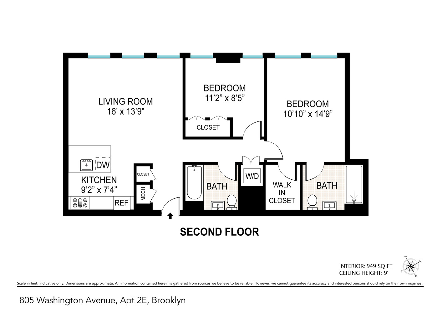805 Washington Avenue 2E Crown Heights Brooklyn NY 11238