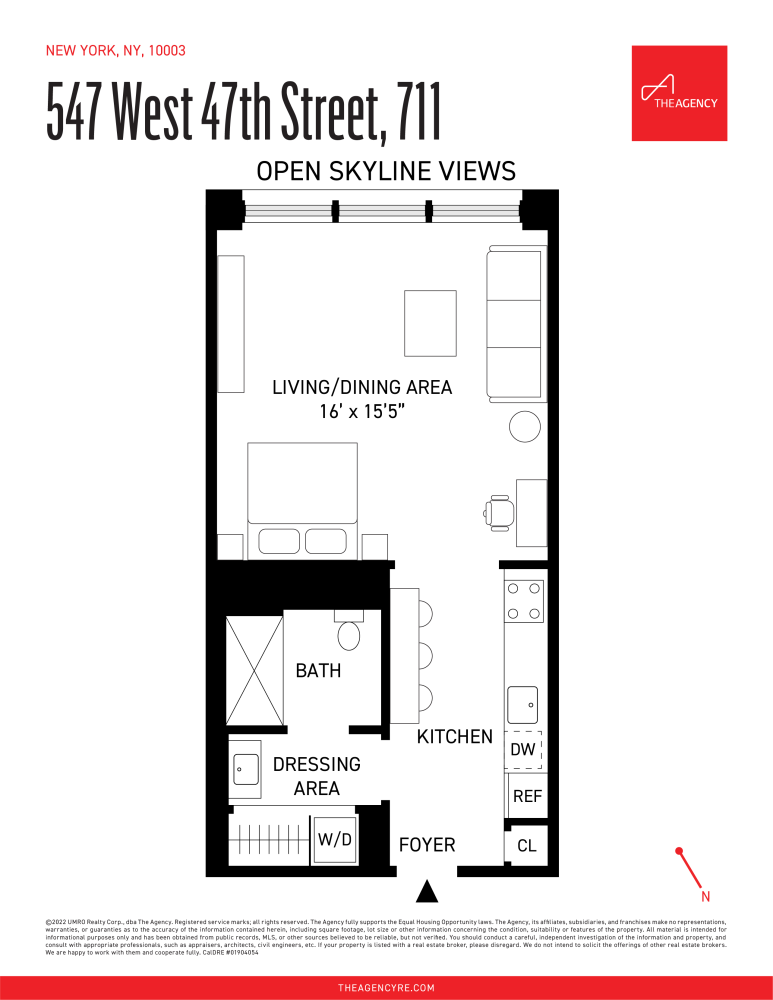 547 West 47th Street Clinton New York NY 10036