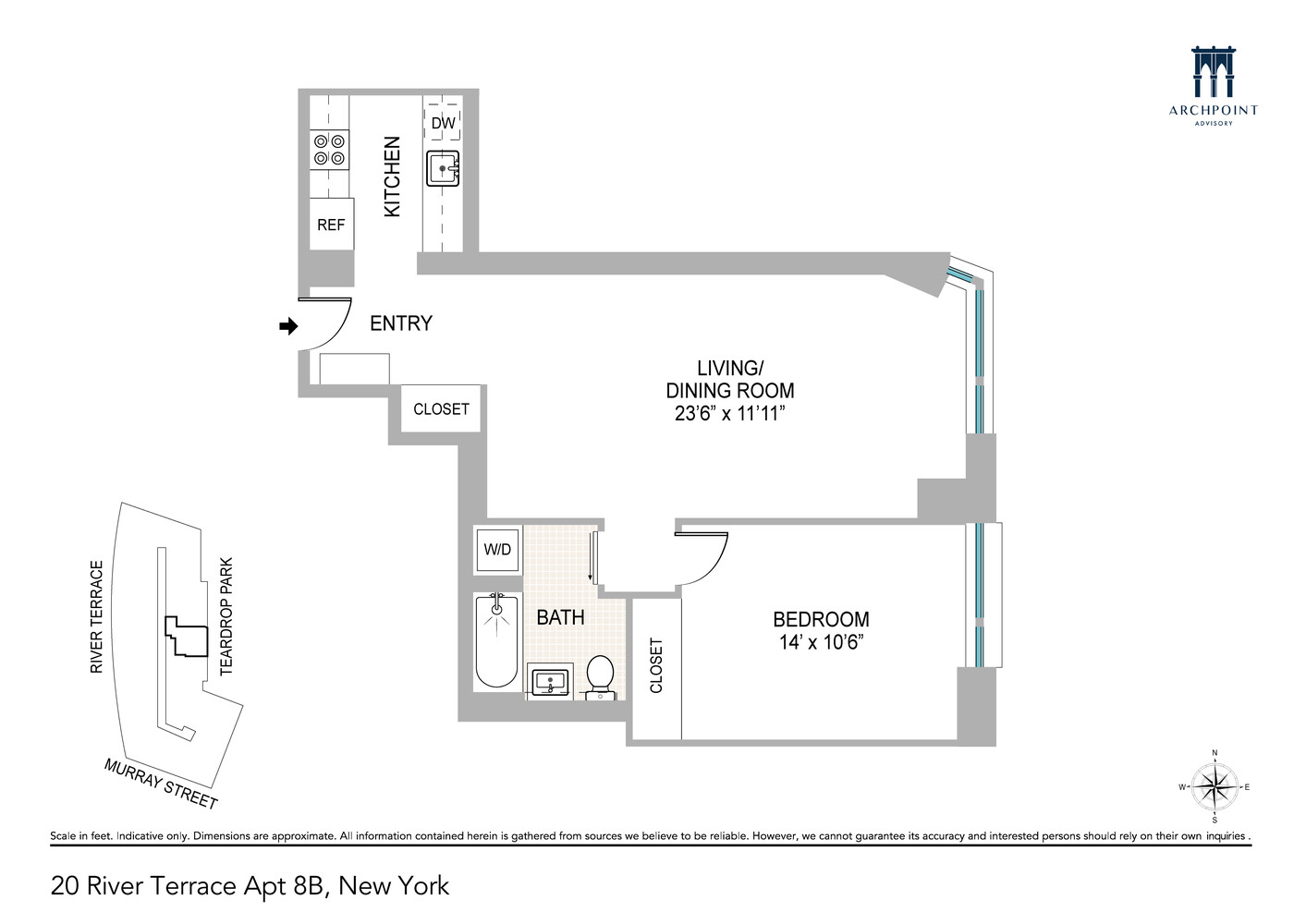 20 River Terrace 8B Battery Park City New York NY 10282