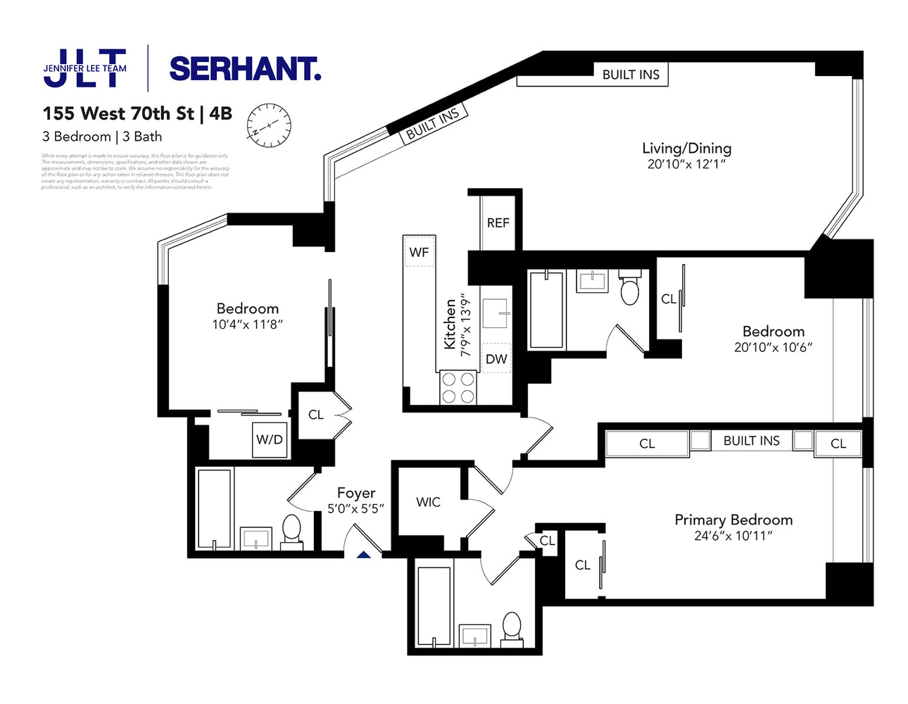 155 West 70th Street 4B Lincoln Square New York NY 10023