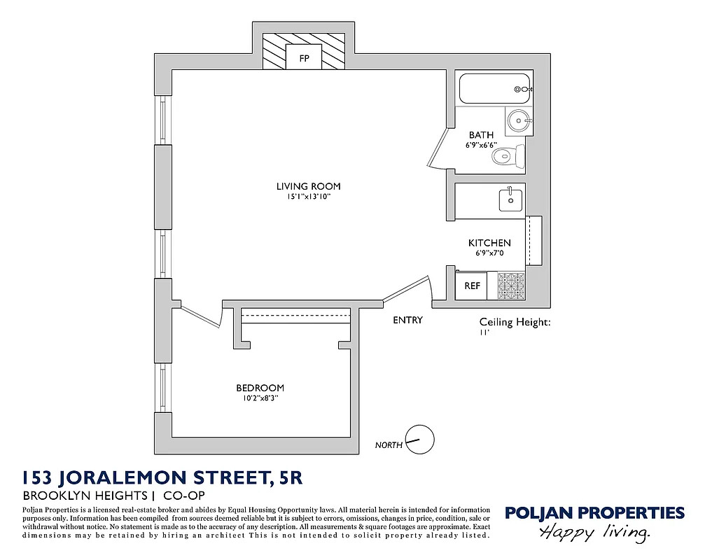 153 Joralemon Street 5R Brooklyn Heights Brooklyn NY 11201