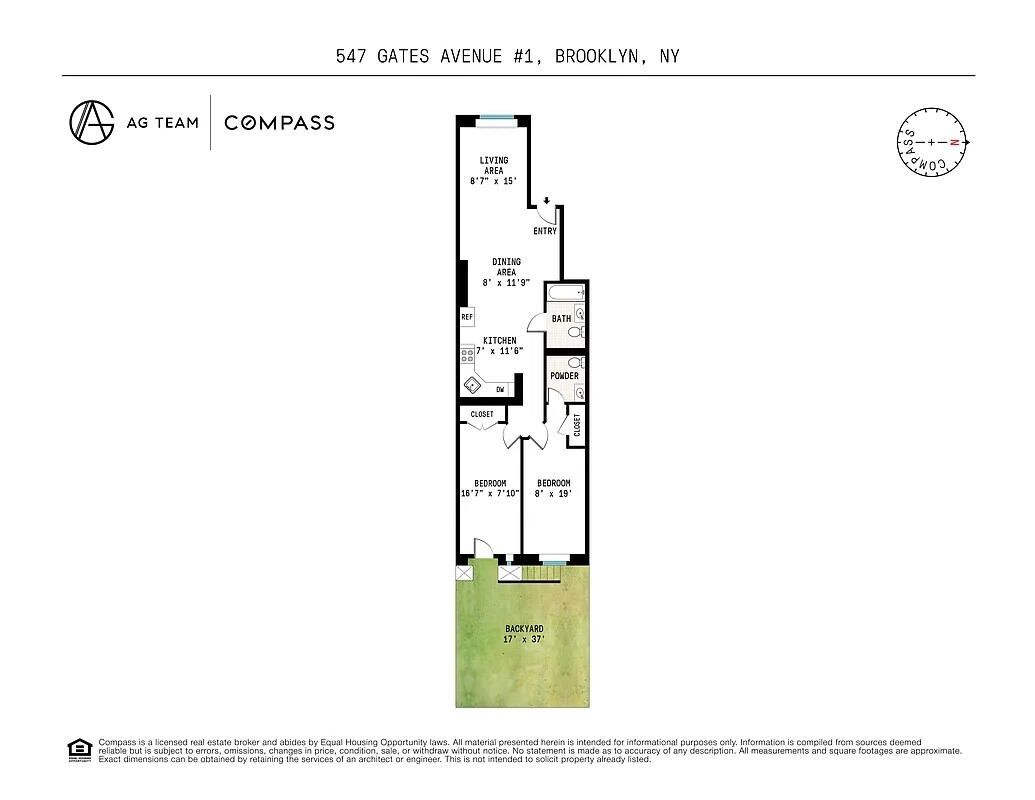 547 Gates Avenue 1 Bedford Stuyvesant Brooklyn NY 11216