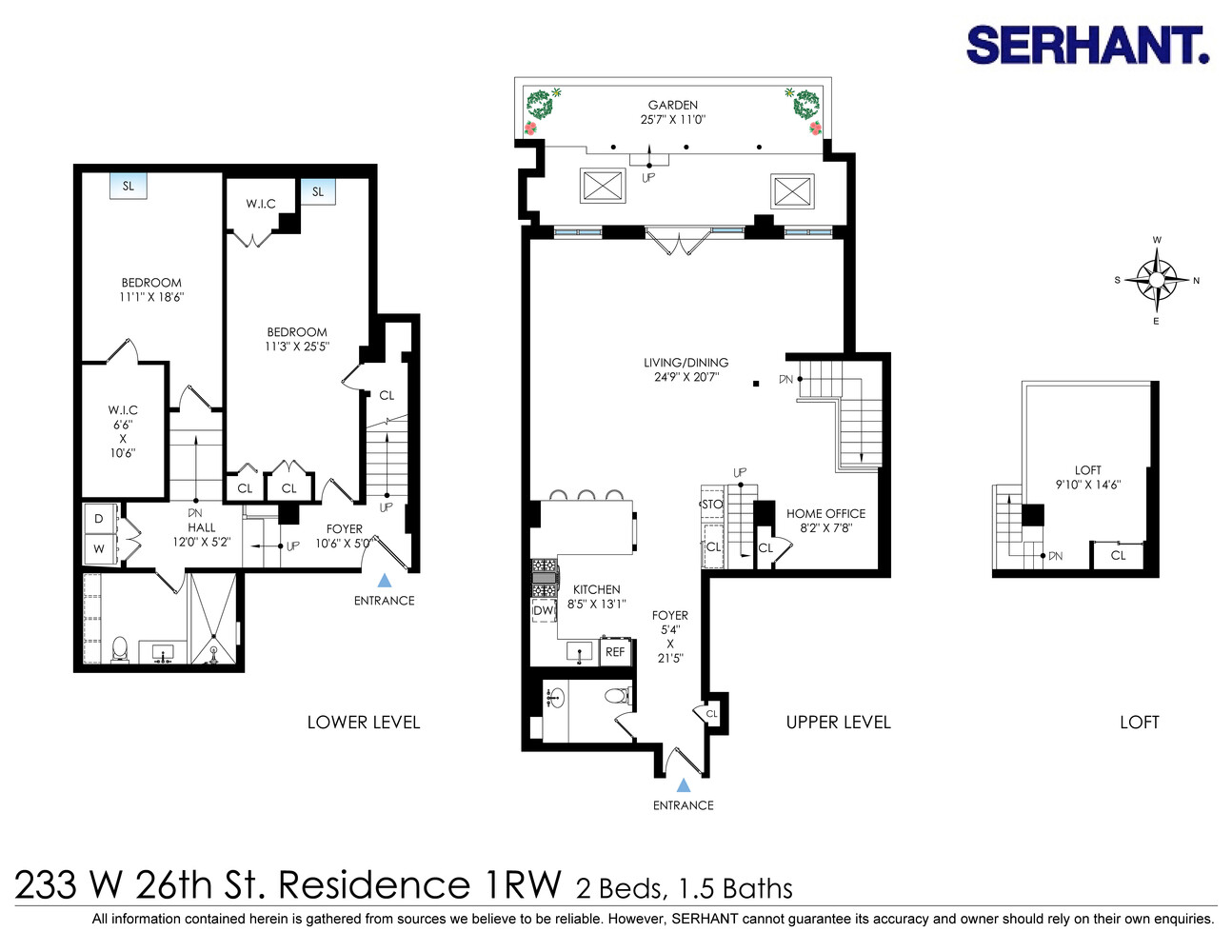 233 West 26th Street 1RW Chelsea New York NY 10001