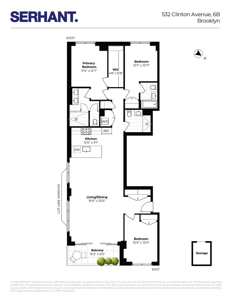 532 Clinton Avenue 6B Clinton Hill Brooklyn NY 11238