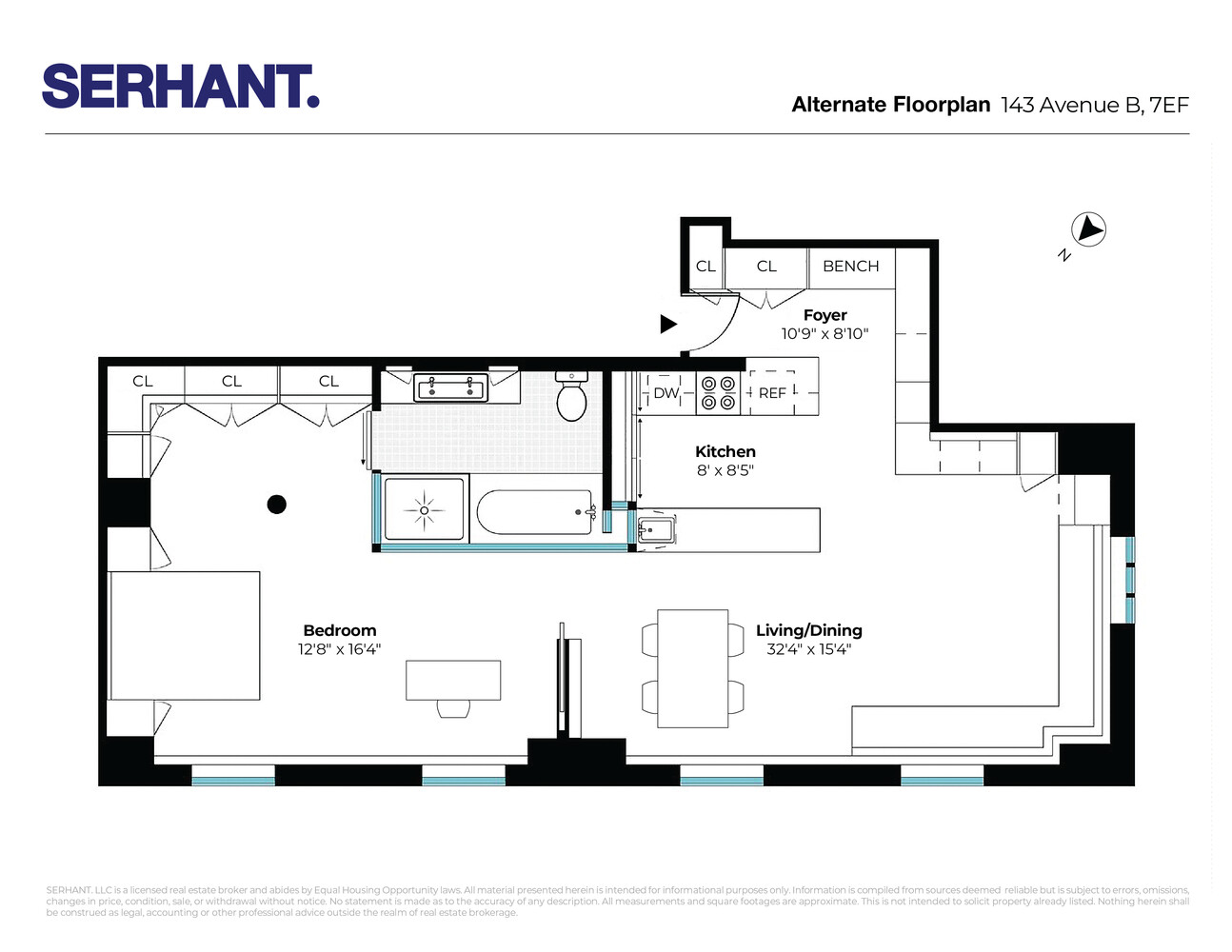 143 Avenue B 7EF E. Greenwich Village New York NY 10009