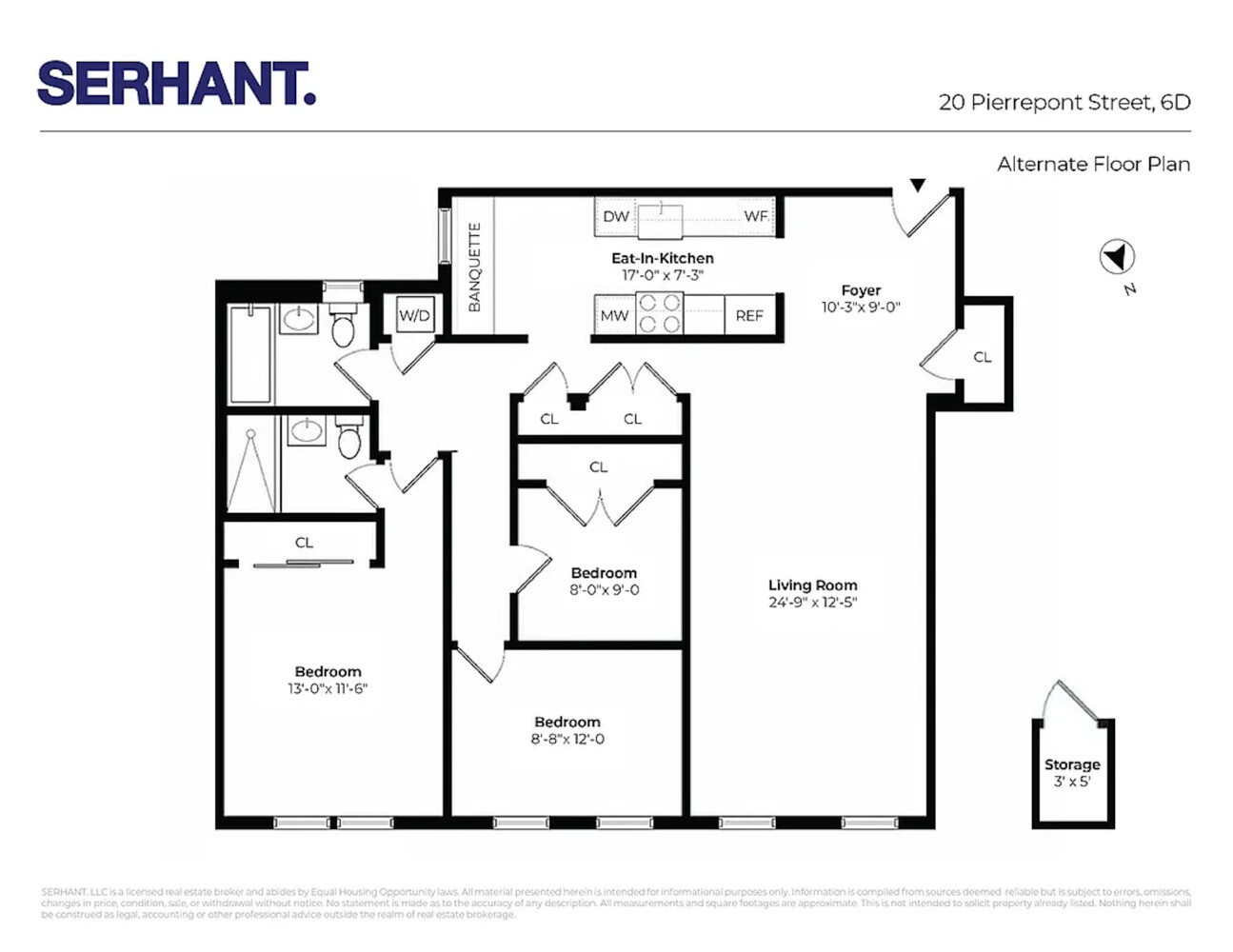 20 Pierrepont Street 6D Brooklyn Heights Brooklyn NY 11201