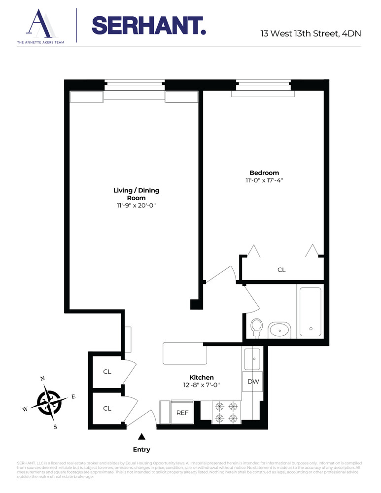 13 West 13th Street 4DN Greenwich Village New York NY 10011