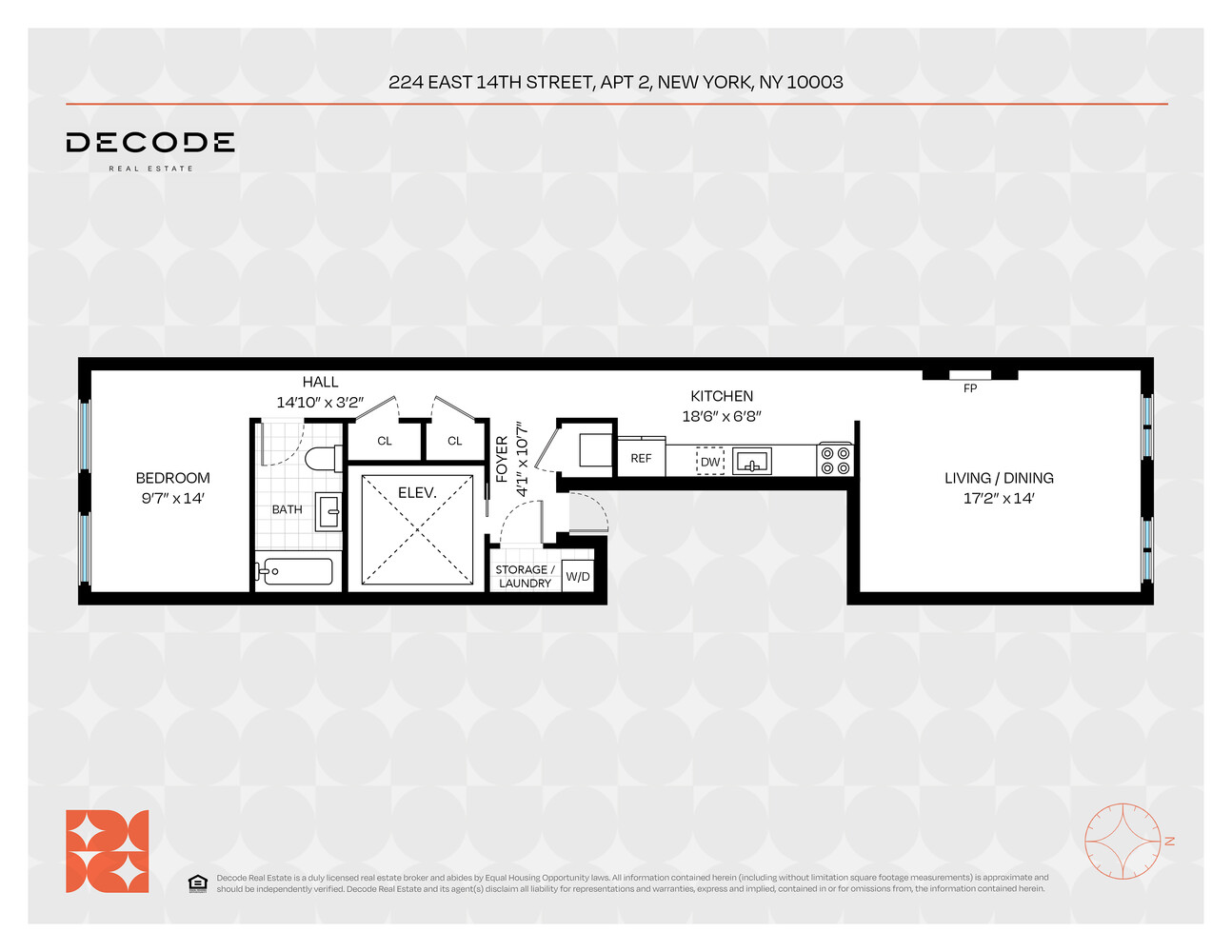 224 East 14th Street 2 E. Greenwich Village New York NY 10003