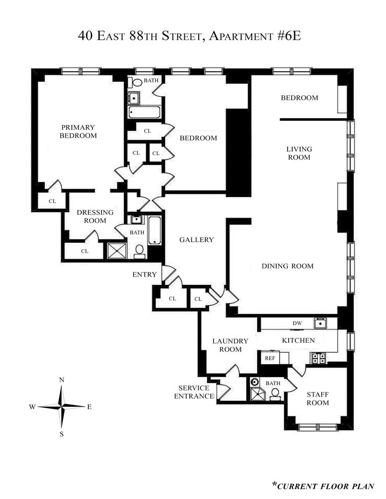 40 East 88th Street 6E Carnegie Hill New York NY 10128