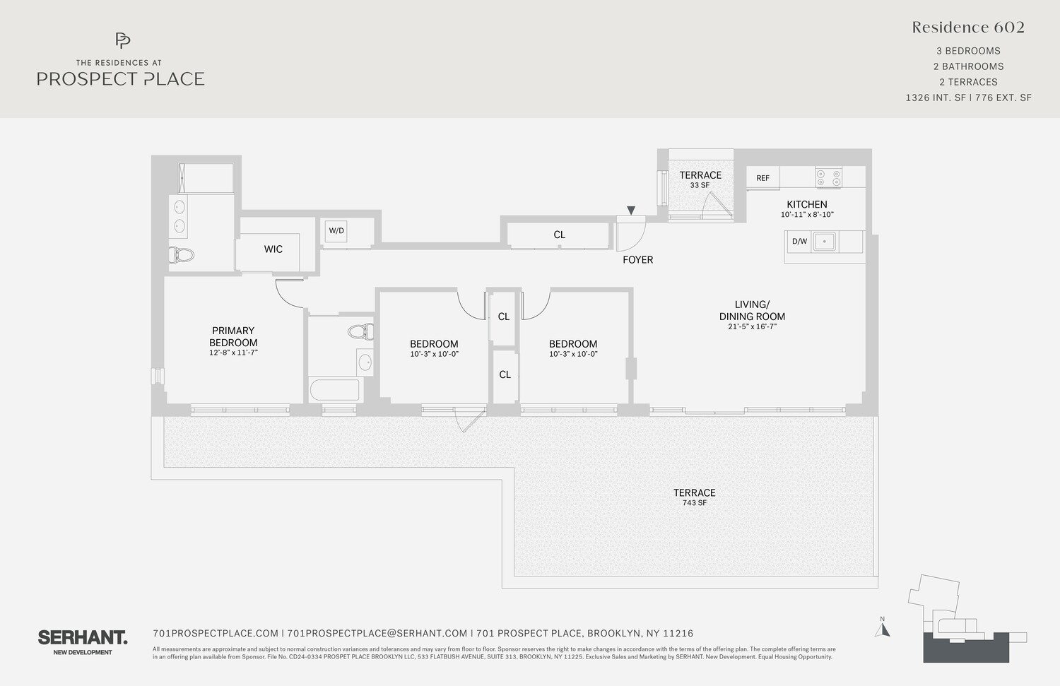 701 Prospect Place 602 Crown Heights Brooklyn NY 11216