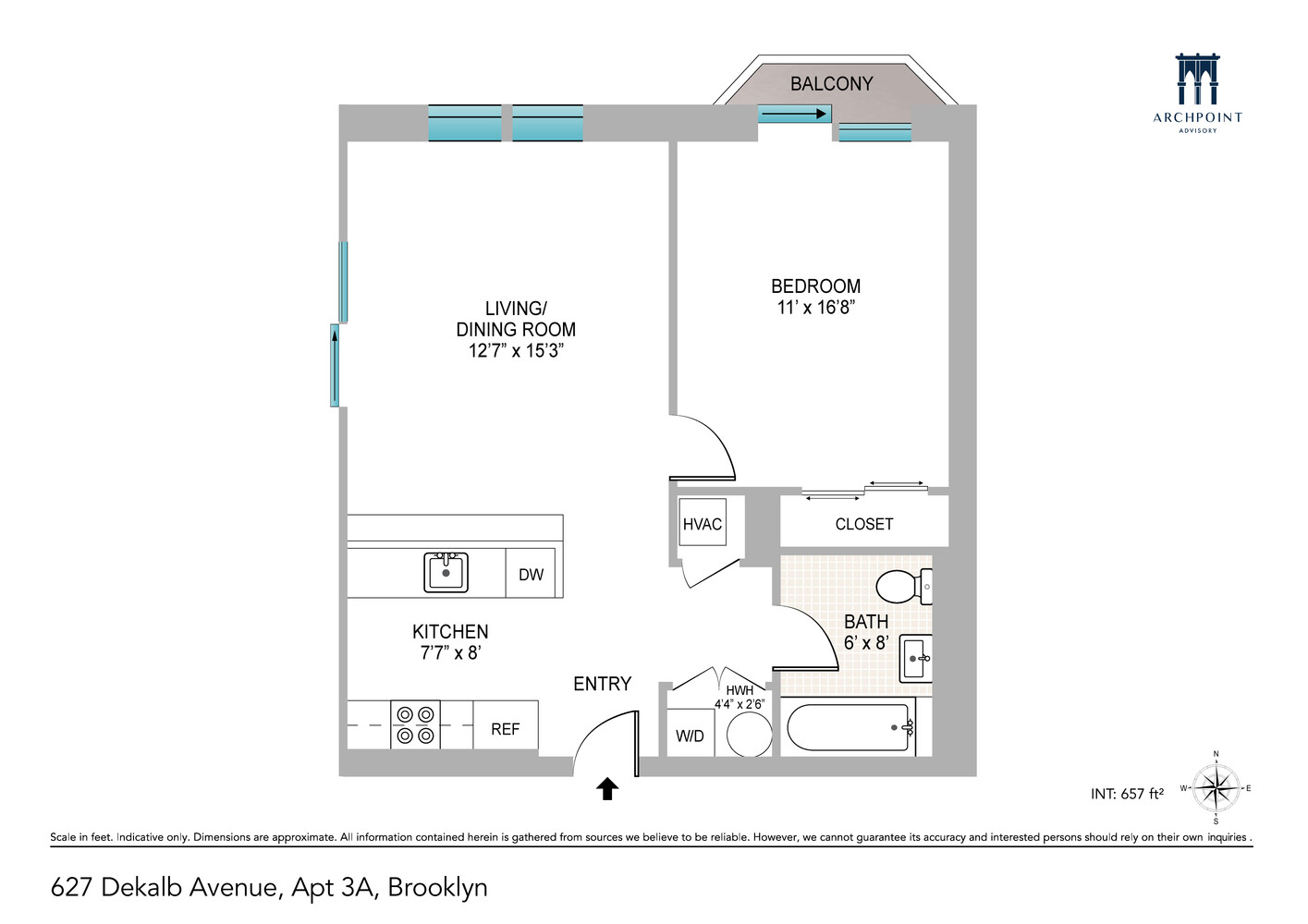 627 De Kalb Avenue 3A Bedford Stuyvesant Brooklyn NY 11216