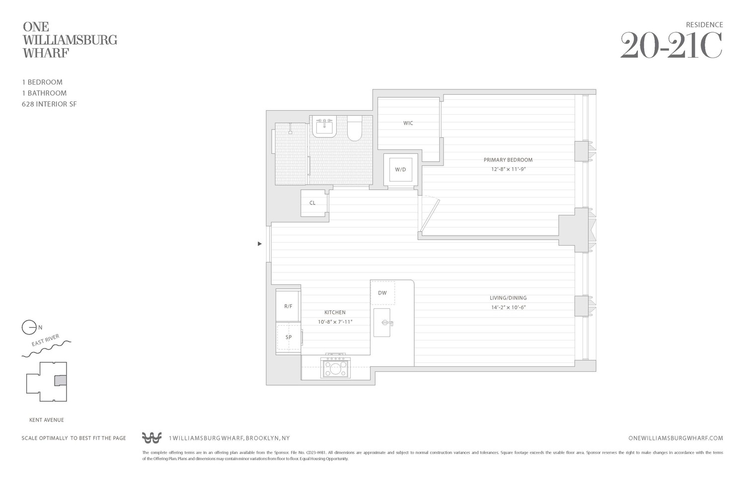 480 Kent Avenue 20C Williamsburg Brooklyn NY 11249