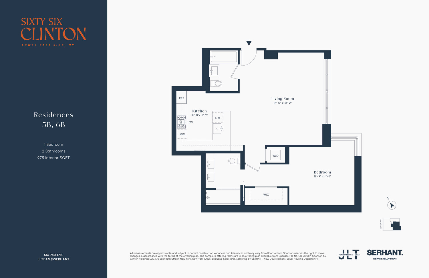 66 Clinton Street 6B Lower East Side New York NY 10002