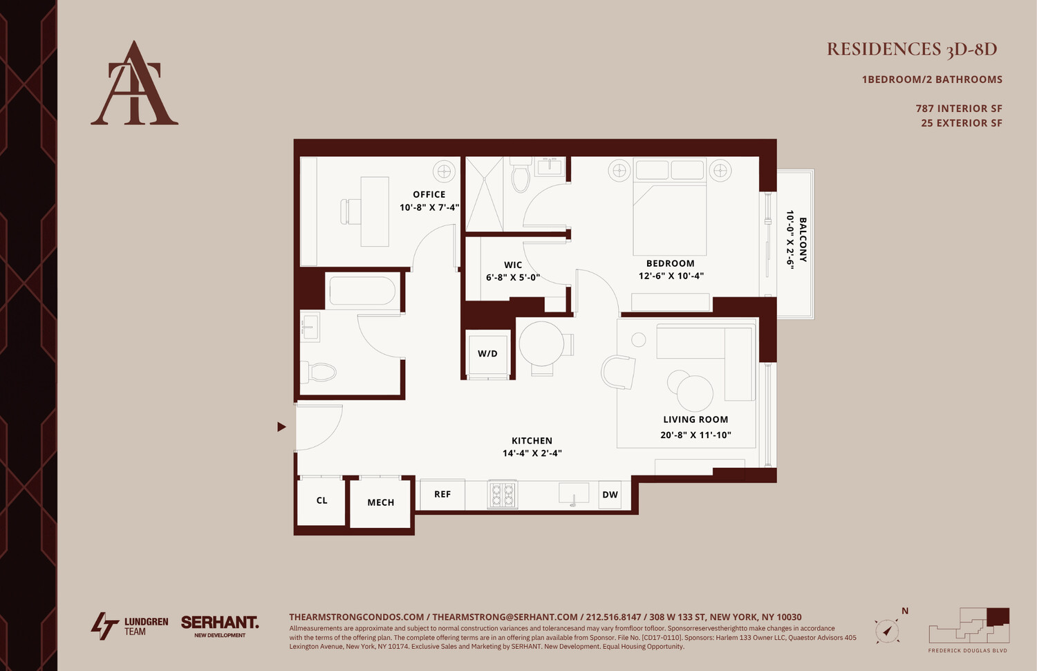 308 West 133rd Street 8D West Harlem New York NY 10027