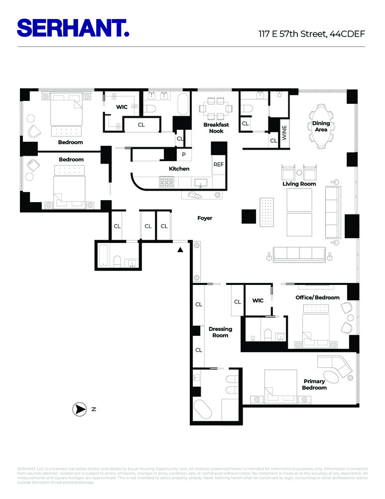 117 East 57th Street 44CDEF Midtown East New York NY 10022