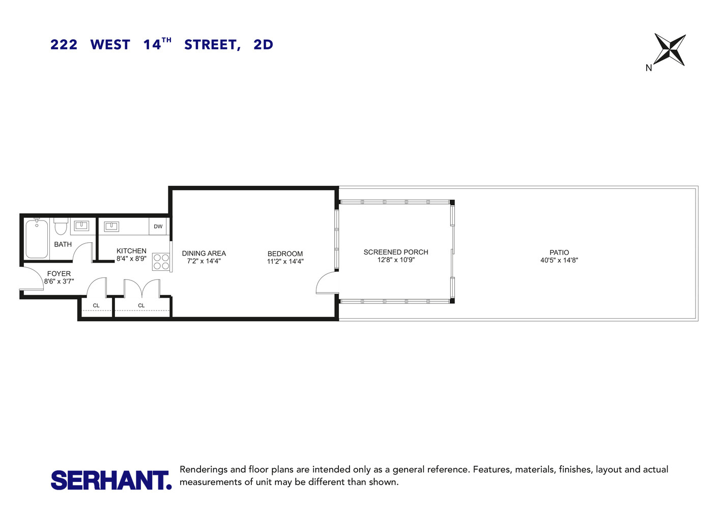 222 West 14th Street 2D W. Greenwich Village New York NY 10011